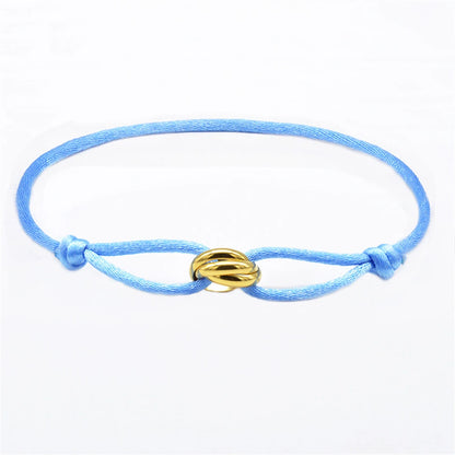 Bracelet Rope Chain Wrap Bracelet Adjustable Unisex Jewelry 3 Metal Buckle Fall 2026 Trend Gift