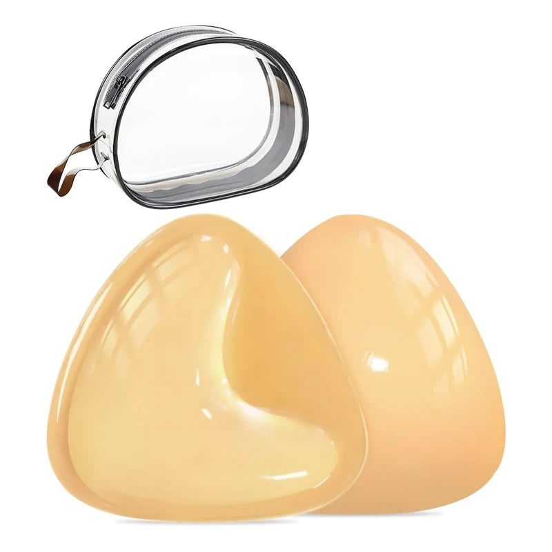 Imbottiture Push Up per reggiseno riutilizzabili doppia faccia adesive senza spalline per costumi da bagno estate 2026