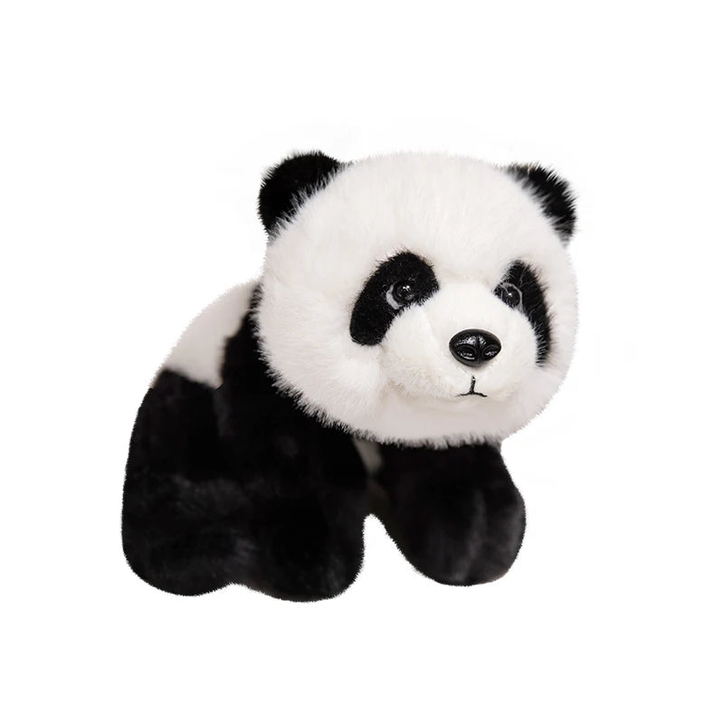 Poupée en peluche panda bébé réaliste et lestée Cadeau de Noël