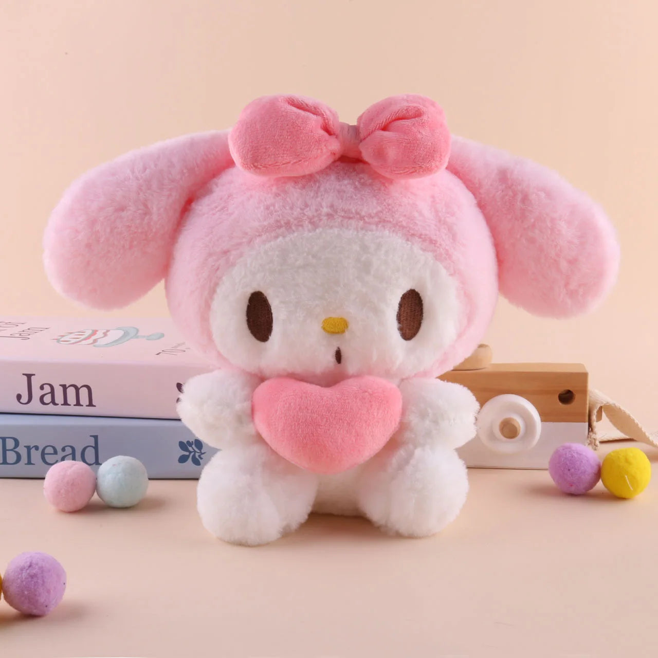 22 centimetri Sanrio Hello Kitty Kuromi Cuscino KT Peluche Ragazze Morbido Peluche Cuore My Melody Cinnamoroll Roba Regali della bambola