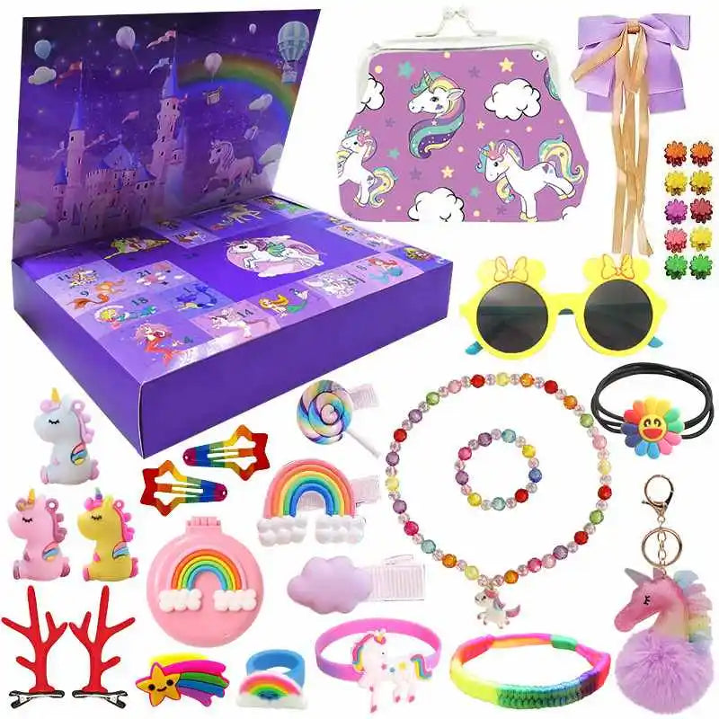 Christmas Mystery Box Advent Calendar - Blind Box Stress Relief Toys for Kids, Fun Holiday Gift