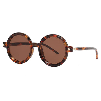 Gafas de sol redondas retro de moda para hombres y mujeres, gafas de diseñador vintage y modernas.