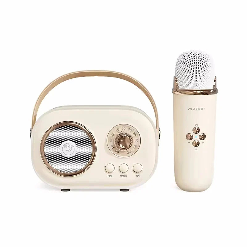 Karaoke Portable Bluetooth Speaker With Microphone Mini FM Radio Back To School 2025 Gift Idea
