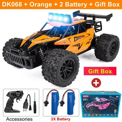 Remote Control Car Drift 1:16 Off Road Alloy Truck 2.4G Radio LED Lights High Speed Fall 2025 Gift For Kids