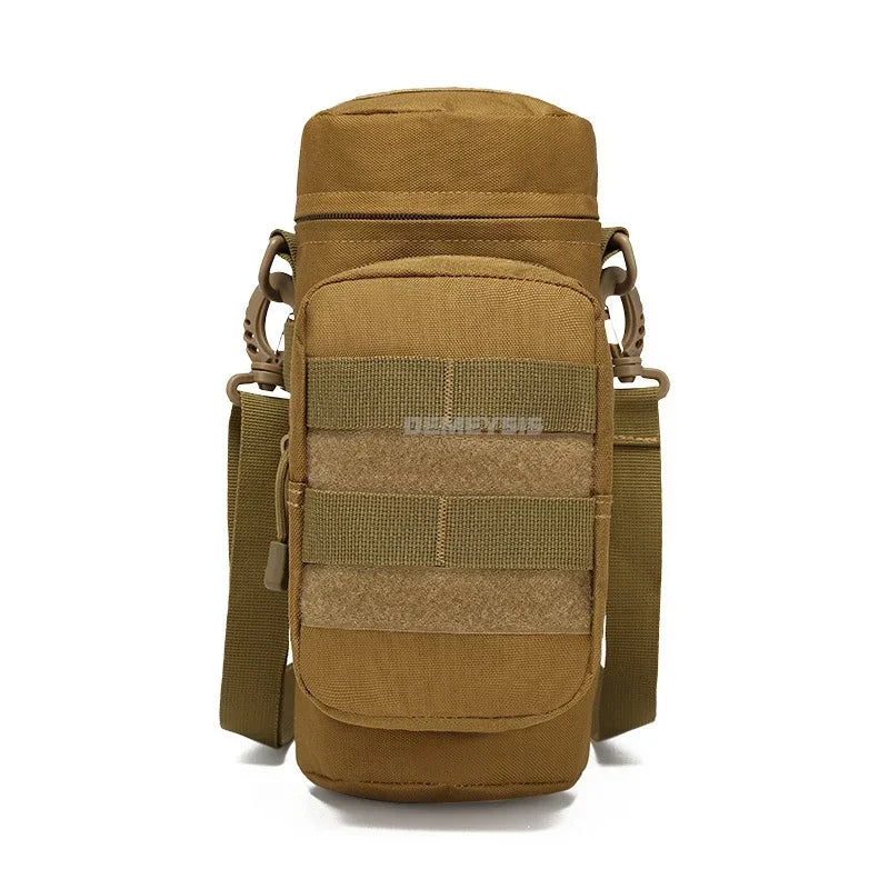 Water Bottle Pouch Waist Bag Tactical MOLLE 1L Capacity Hiking Camping Fall 2025