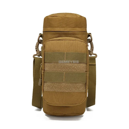 Water Bottle Pouch Waist Bag Tactical MOLLE 1L Capacity Hiking Camping Fall 2025