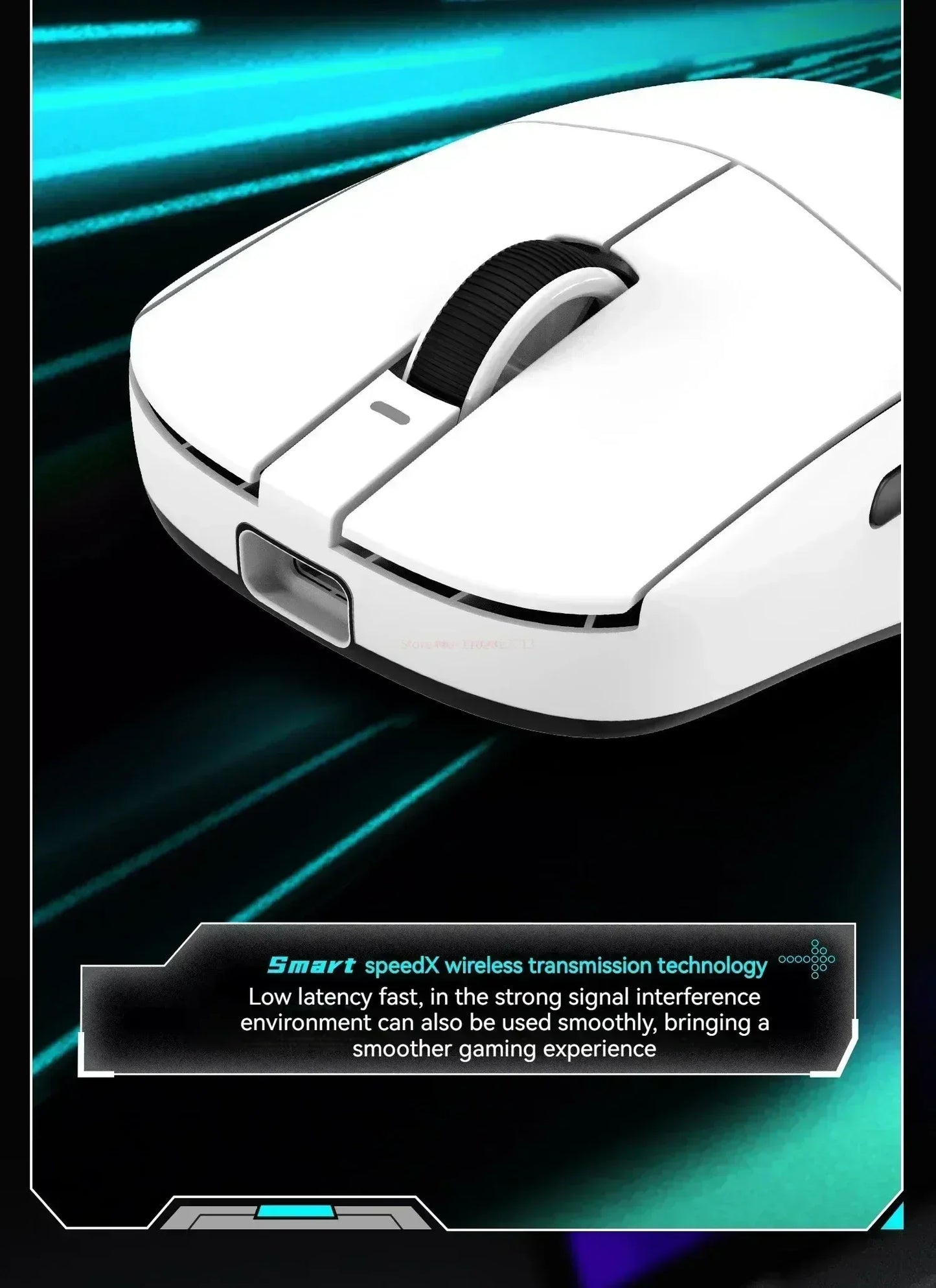 Gaming Mouse Wireless Lightweight Ambidextrous 26000 DPI