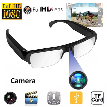 1080P Mini Camera Smart Glasses Portable Sports Glasses