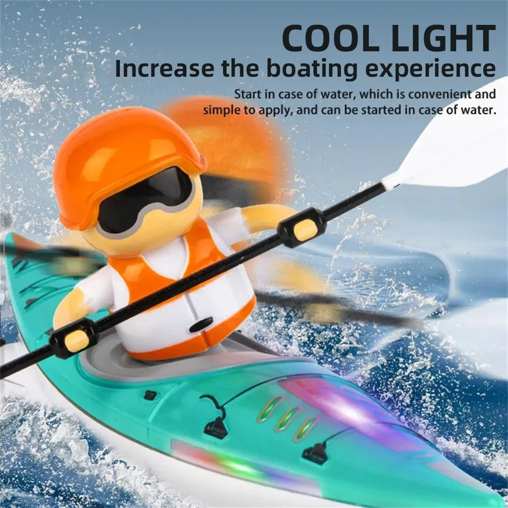 Remote Control Speedboat for Kids - Outdoor Racing Boat, 15km/h, Waterproof Fun Gift