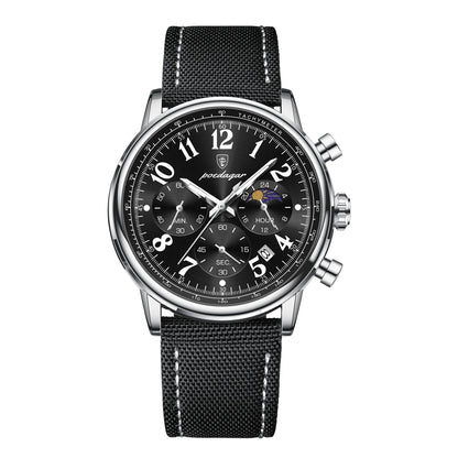 Military Chronograph Watch Nylon Strap Waterproof Fall 2025