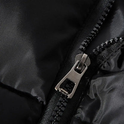 Lightweight Men's Puffer Vest - Slim Stand Collar, Quilted