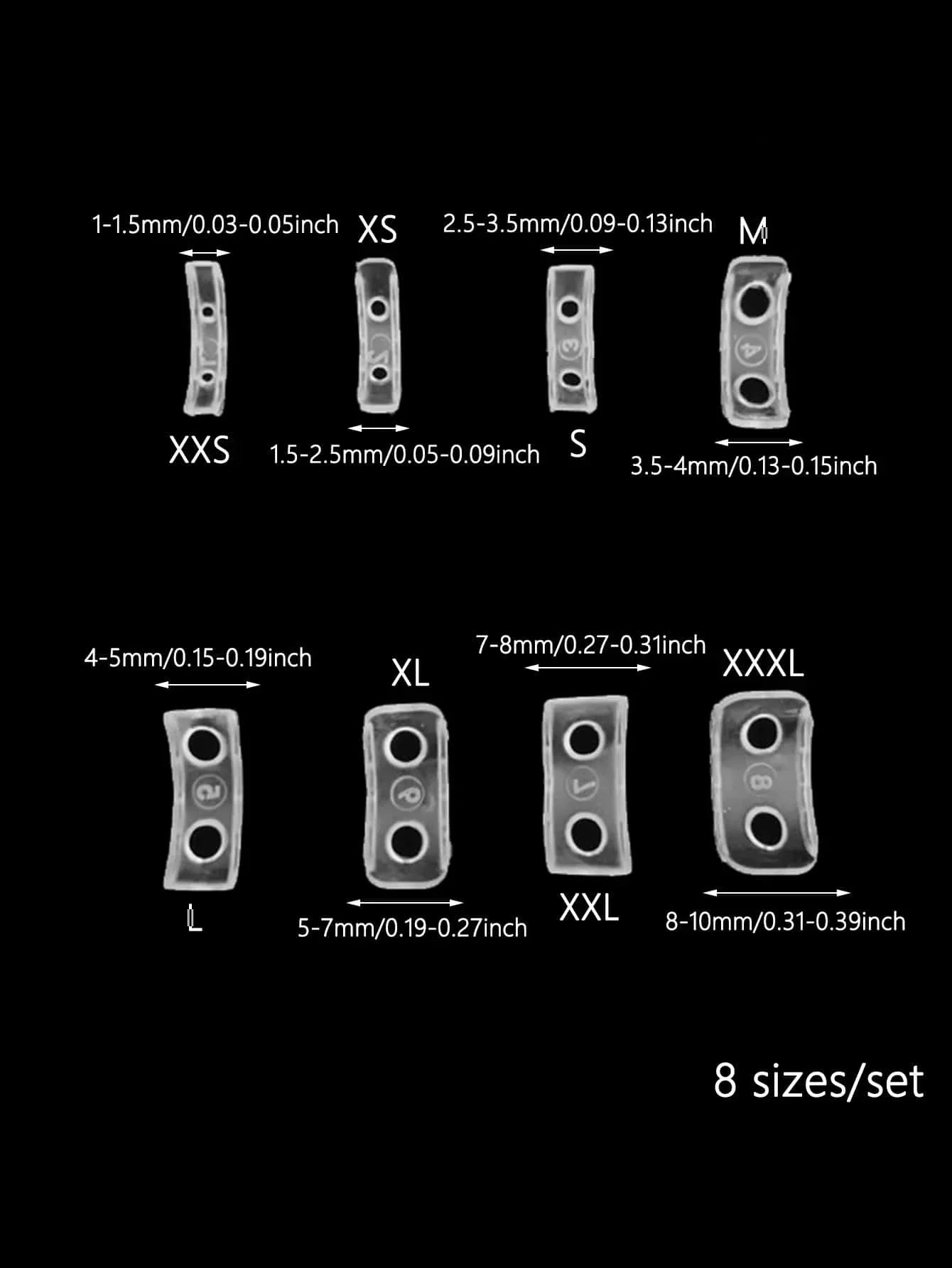 Ringgrößenanpasser Klar Unsichtbare Einsätze, Klebendes Ringverkleinerer-Set, Herbst 2025 Fast Unauffällige Sichere Passform
