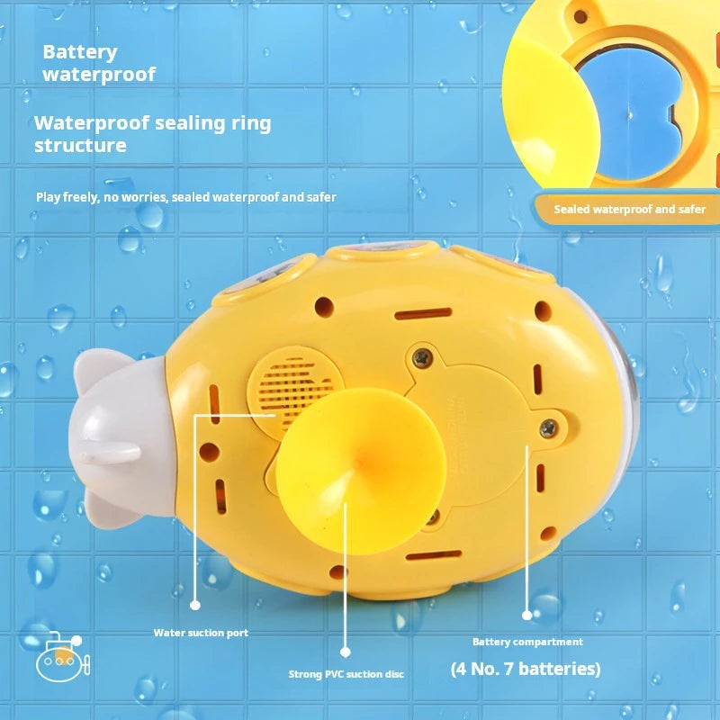 Baby Bath Toys for Kids Electric Submarine Shower Sprinkler