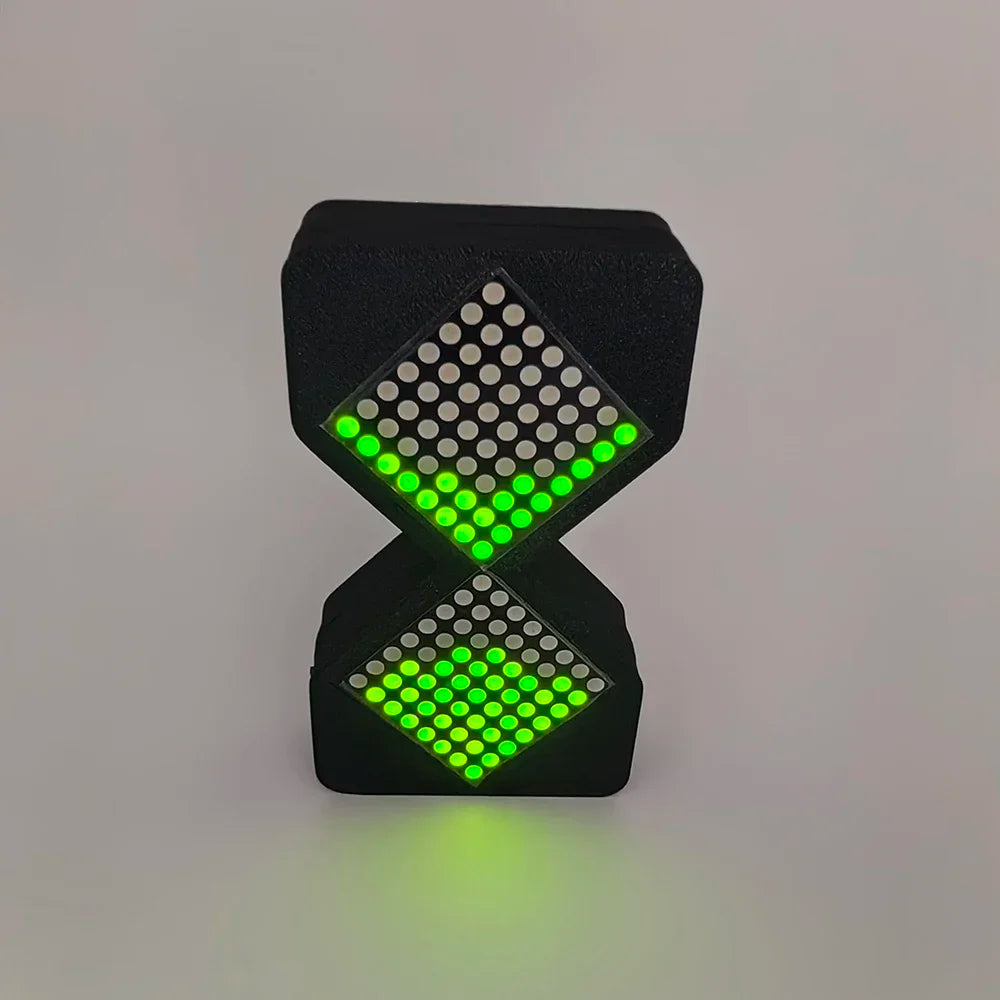 Digital timeglas elektronisk LED legetøj børn cyber stil gadget fødselsdagsgave efterår 2025 teknologi glød interaktiv