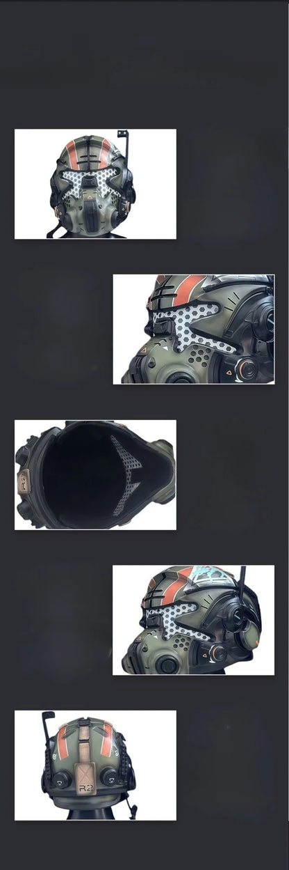 Titanfall Jack Cooper LED-verlichte cosplayhelm van hars, Halloweenkostuummasker voor volwassenen 2026