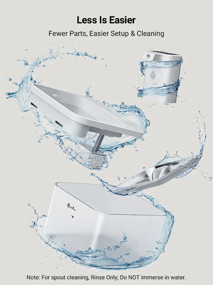Fontana per acqua per gatti 2.5L in acciaio inox distributore automatico con sensore senza fili batteria 4000mAh scadenza 2025 idratazione sana