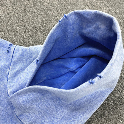 Oversized Men's Hooded Sweatshirt - Washed Cotton Street