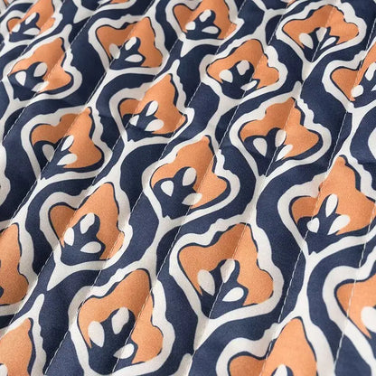 Insulating Women’s Quilted Vest - Loose Open Stitch, Cotton