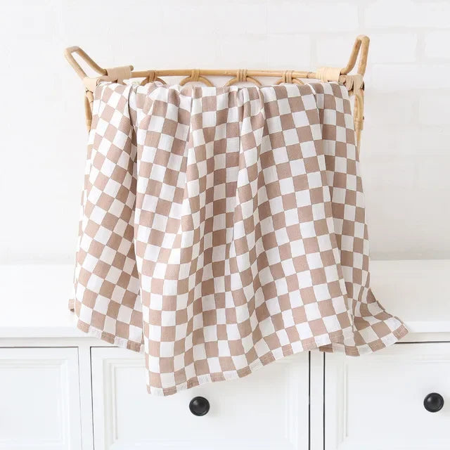 Bambus Musselin Pucktuch 120x120 Cm Blumen Neugeborenen Bettwäsche Herbst 2025 Atmungsaktiv Umweltfreundlich Baby Geschenk