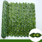 Faux Ivy Privacy Screen Panel - Indoor/Outdoor Green Leaf Garden Decoration for Home and Balcony