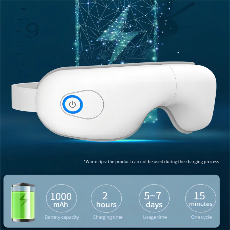 Augenmassagegerät Faltbar mit Wärme und Bluetooth-Musik Schlafhilfe gegen Augenbelastung 2026 Trend