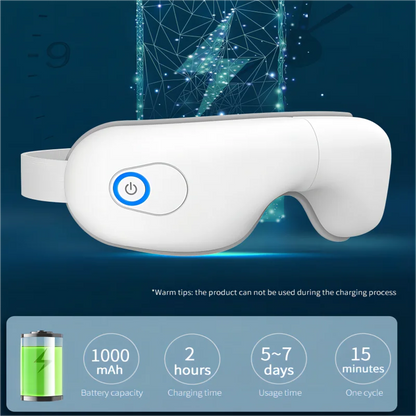 Augenmassagegerät Faltbar mit Wärme und Bluetooth-Musik Schlafhilfe gegen Augenbelastung 2026 Trend