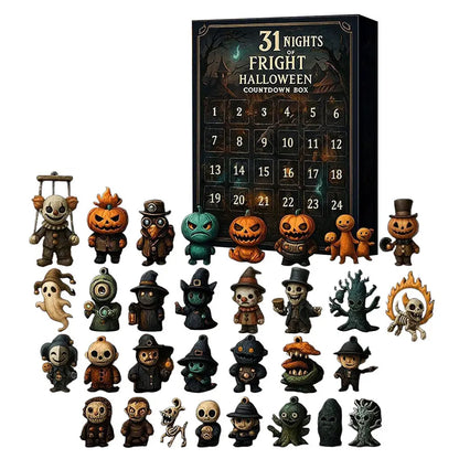 Calendario de Adviento de Halloween Figuras Coleccionables 31 Días 2025