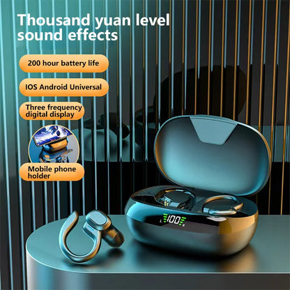 Auriculares de traducción AI inalámbricos con gancho para la oreja Bluetooth