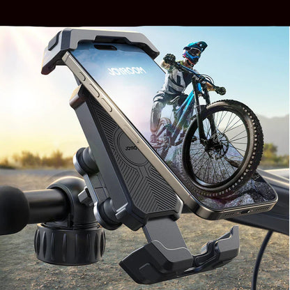 Soporte para teléfono de bicicleta con amortiguador anti vibración universal compatible con teléfonos de 4.7 a 7 pulgadas Regalo tendencia otoño 2025