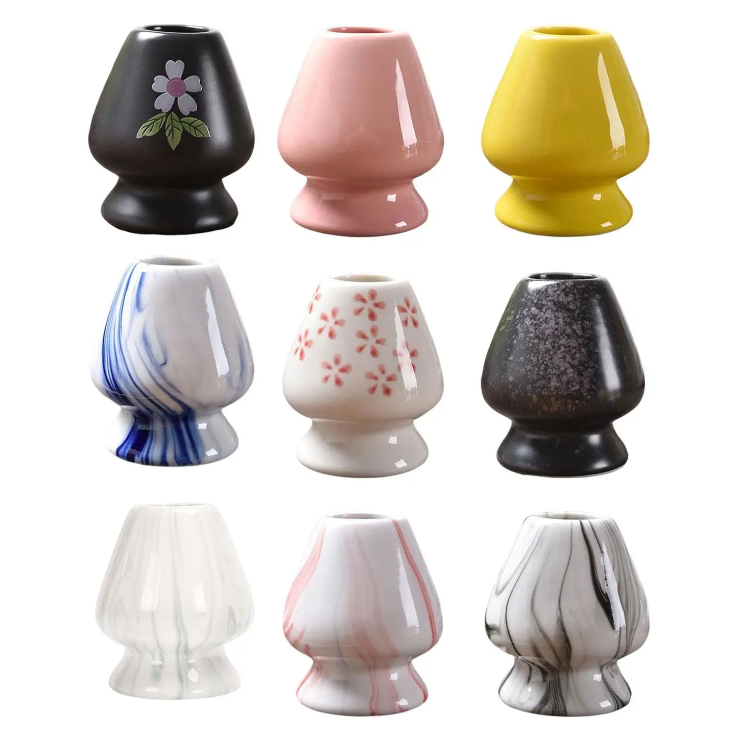 Supporto per frusta Matcha in ceramica Chasen Stand per teiera domestica