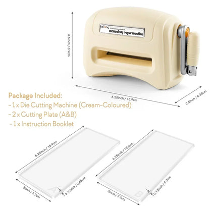 Die Cutting Machine Mini Manual Hand Crank Craft Tool