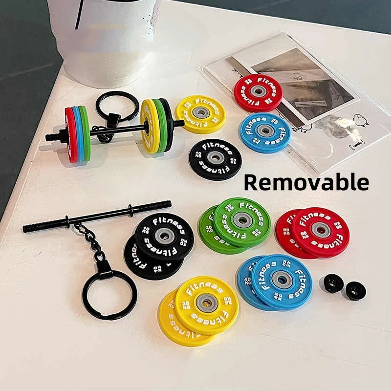 Barbell Keychain Fitness Gift Accessory TikTok Viral Fall 2026 Gift Idea For Gym Lovers