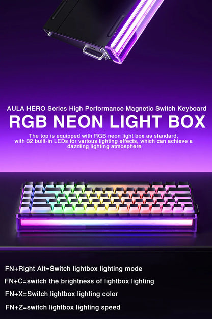 Mechanical Gaming Keyboard 68 Key RGB Compact Esports
