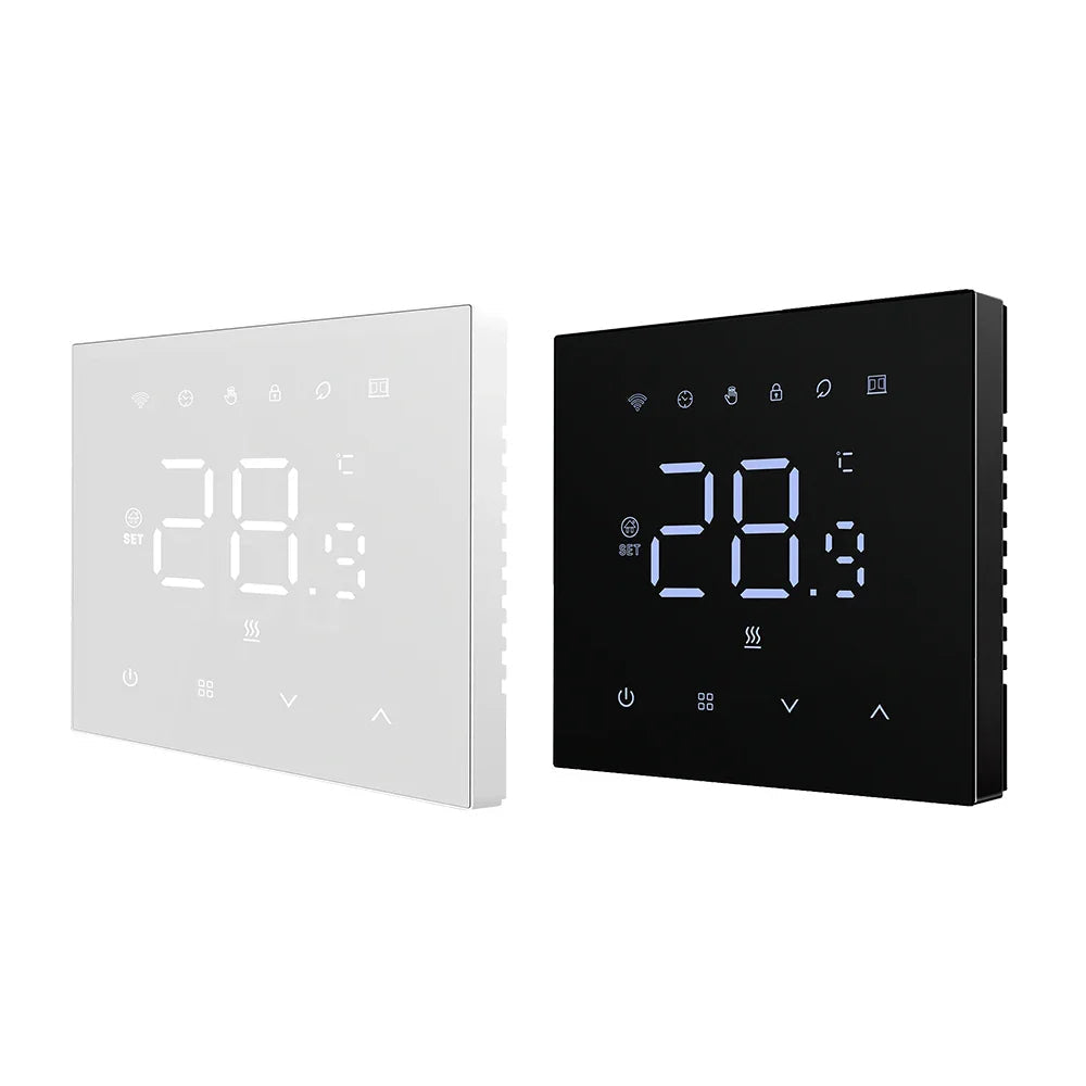 Slimme thermostaat WiFi herfst 2025 verwarming en ketels spraakassistent compatibel touchscreen energiebesparing