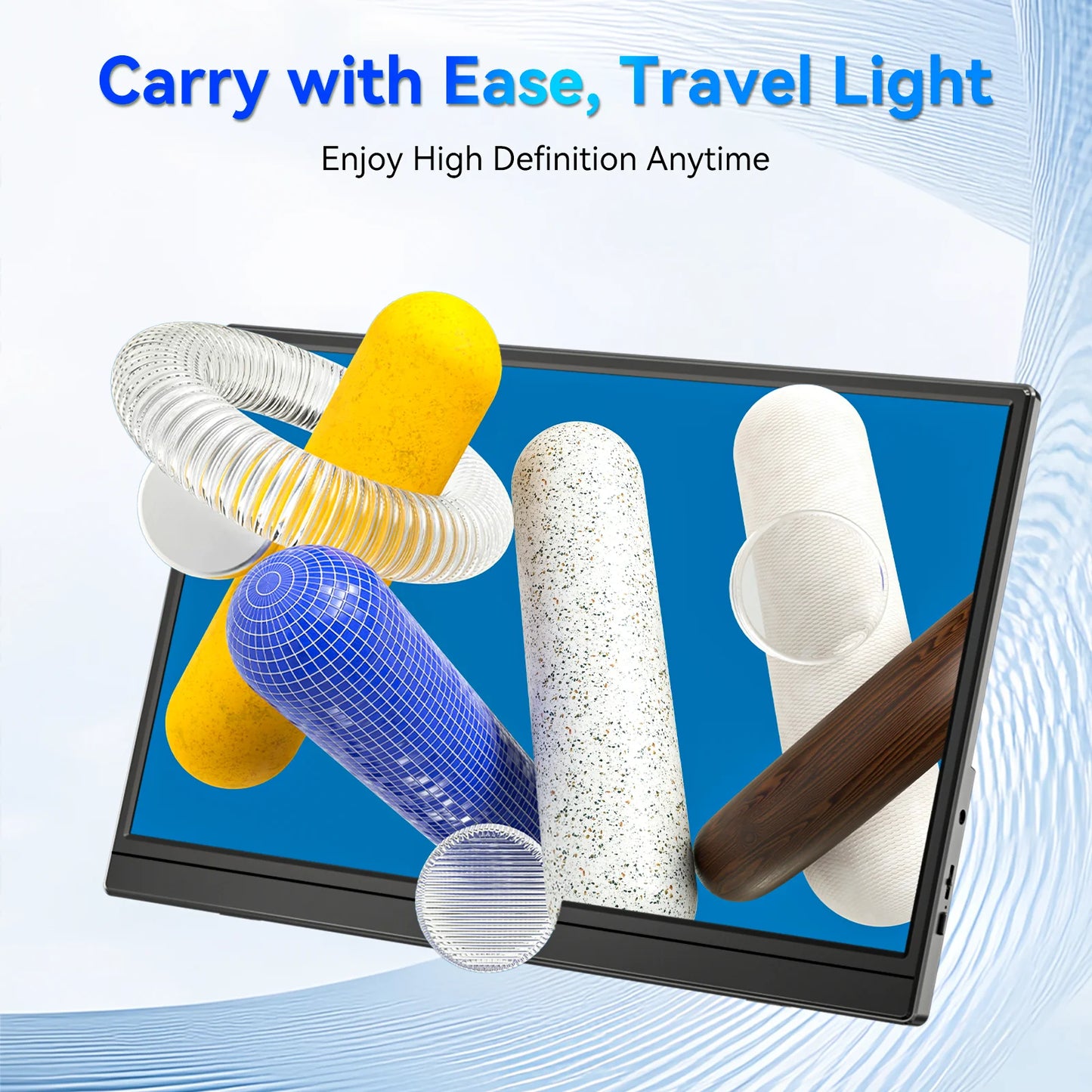 Portable 15.6 Inch 1080P Gaming Monitor 60Hz Second Screen