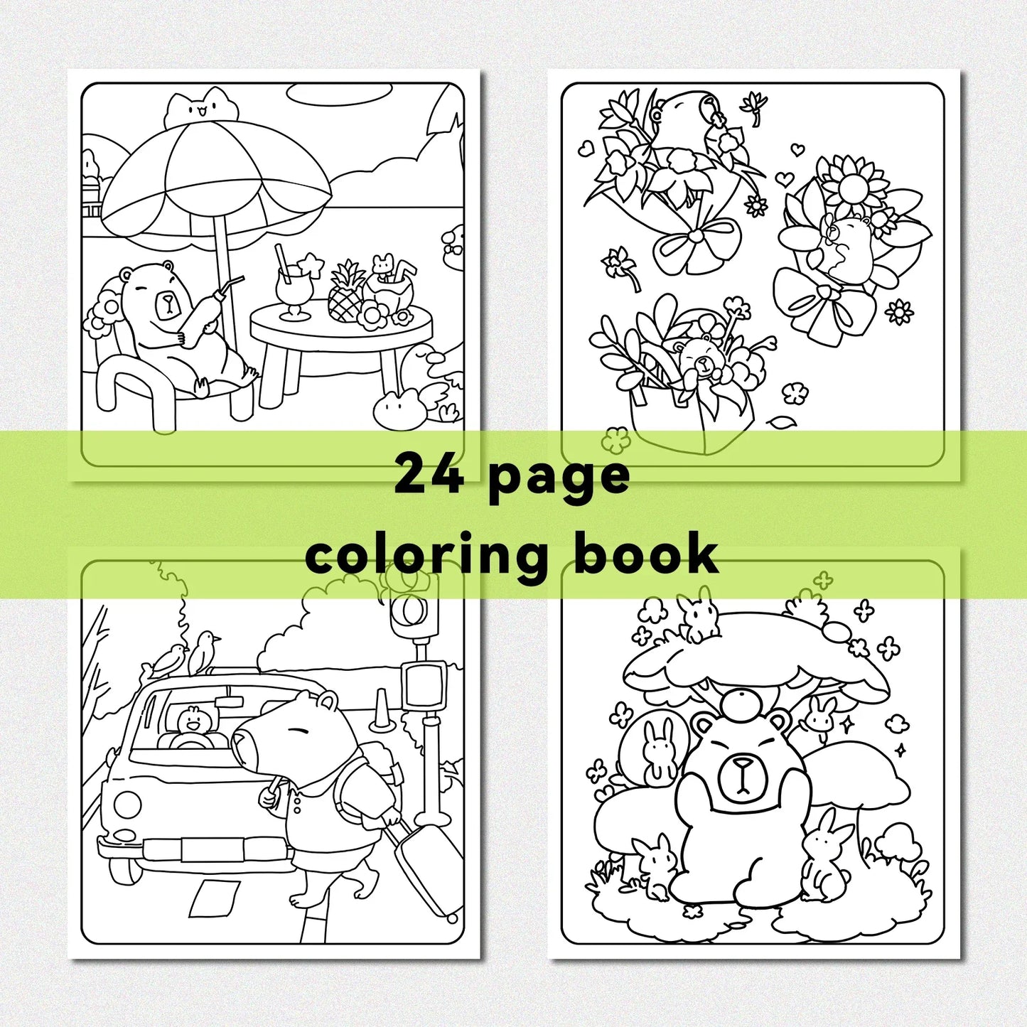 Coloring Book For Adults With Cute Patterns And Easy Drawings Fall 2025 Gift Idea
