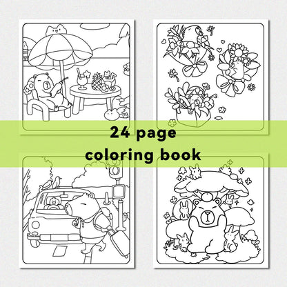 Coloring Book For Adults With Cute Patterns And Easy Drawings Fall 2025 Gift Idea