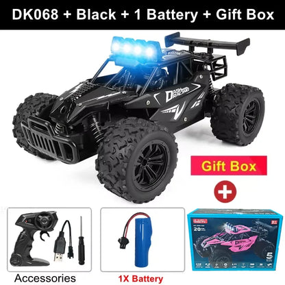 Remote Control Car Drift 1:16 Off Road Alloy Truck 2.4G Radio LED Lights High Speed Fall 2025 Gift For Kids
