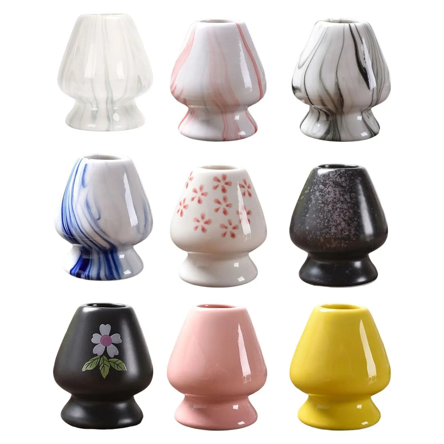 Supporto per frusta Matcha in ceramica Chasen Stand per teiera domestica