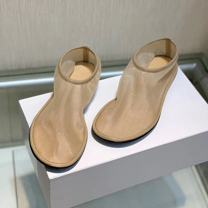 Breathable Women Mesh Ballet Flats - Slip On, For Summer