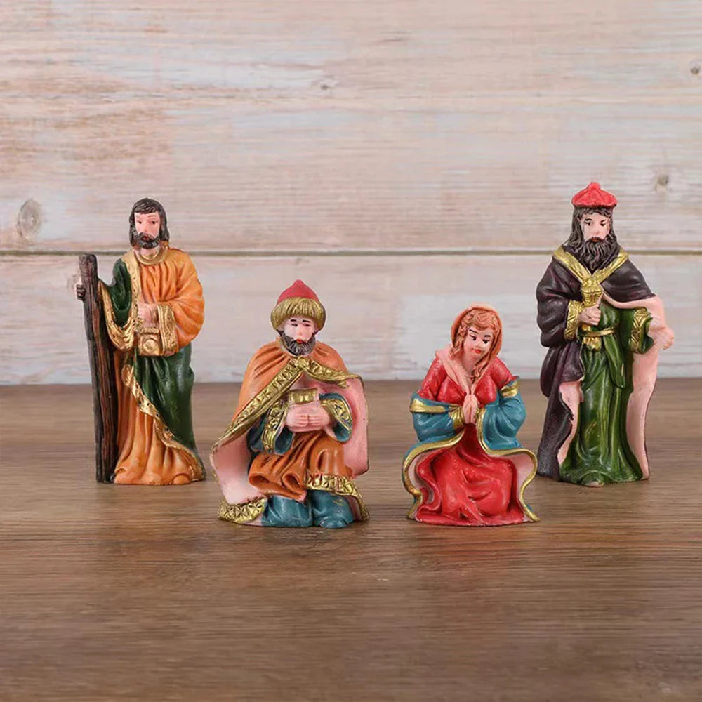Nativity Figurines Set 10 Piece Christmas Classic Nativity Scene Decor Holiday 2025 Gift Idea