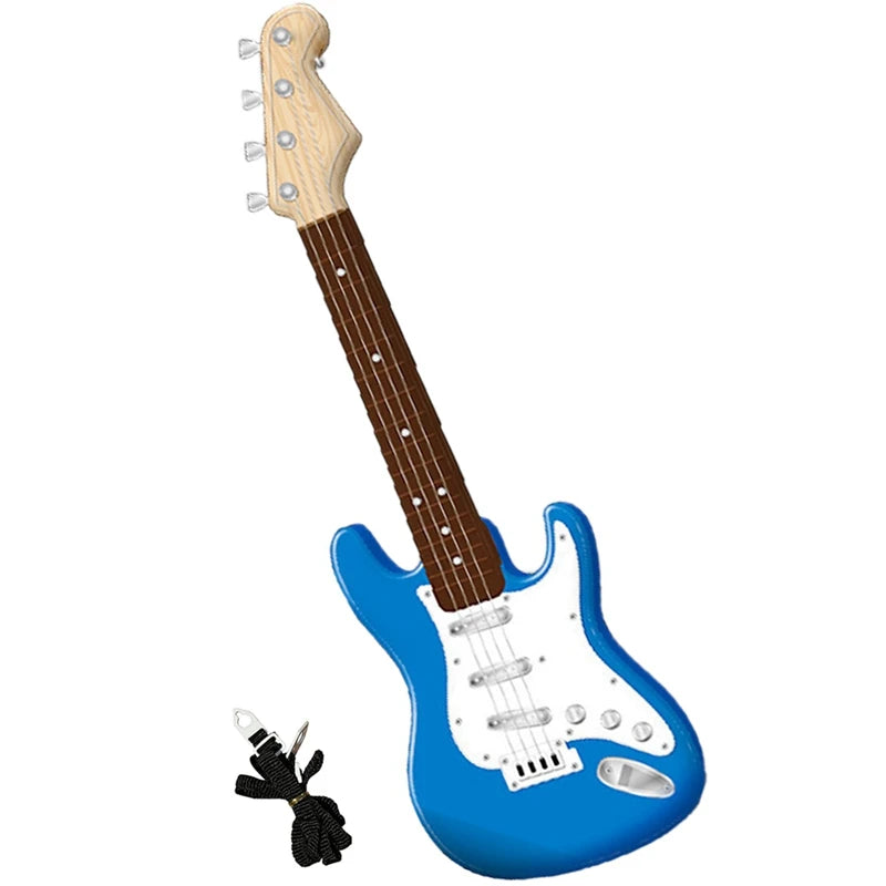 4-String Electric Guitar Toy for Kids - Portable Musical Instrument, Perfect Gift for Young Musicians