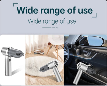 Aspiradora de coche inalámbrica mini de mano fuerte 6000mAh