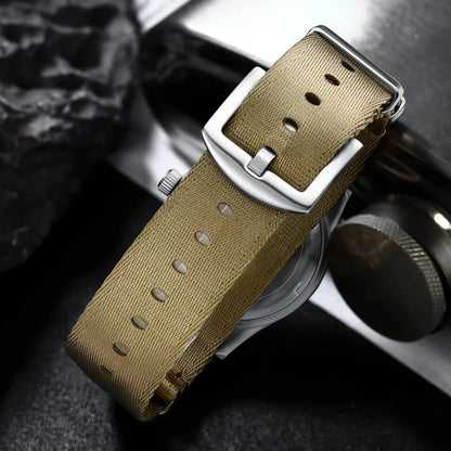 Militær Quartz Feltur 37mm Safir Efterår 2025