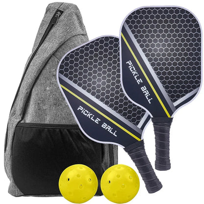 Variant image for Lightweight Graphite Pickleball Paddle Set with Fiberglass Face and PP Honeycomb Core for Indoor and Outdoor Play-3