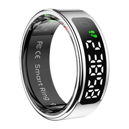 Smart Ring Health Monitor Wearable 5 ATM Waterproof Wireless Charging Fall 2025 Trend Gift