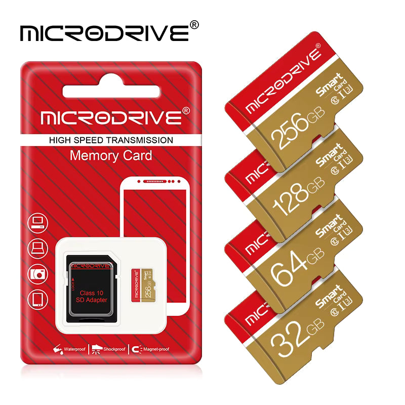 MicroDrive MicroSD Card Class 10 UHS-I U3 Memory Card High Speed TF Card