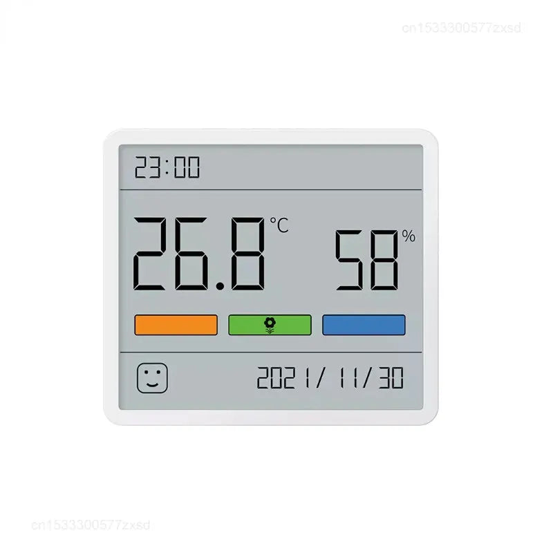 Innen-Thermometer Digital LCD Temperatur Feuchtigkeitsmesser Hygrometer Uhr Zuhause Klima-Monitor Herbst 2025 Genau