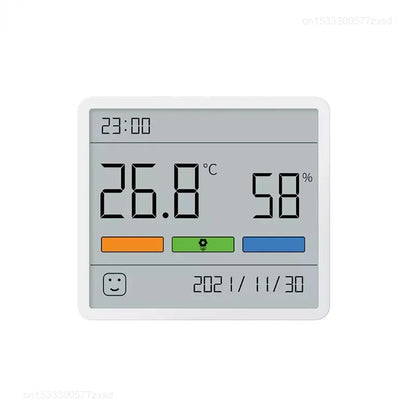 Innen-Thermometer Digital LCD Temperatur Feuchtigkeitsmesser Hygrometer Uhr Zuhause Klima-Monitor Herbst 2025 Genau