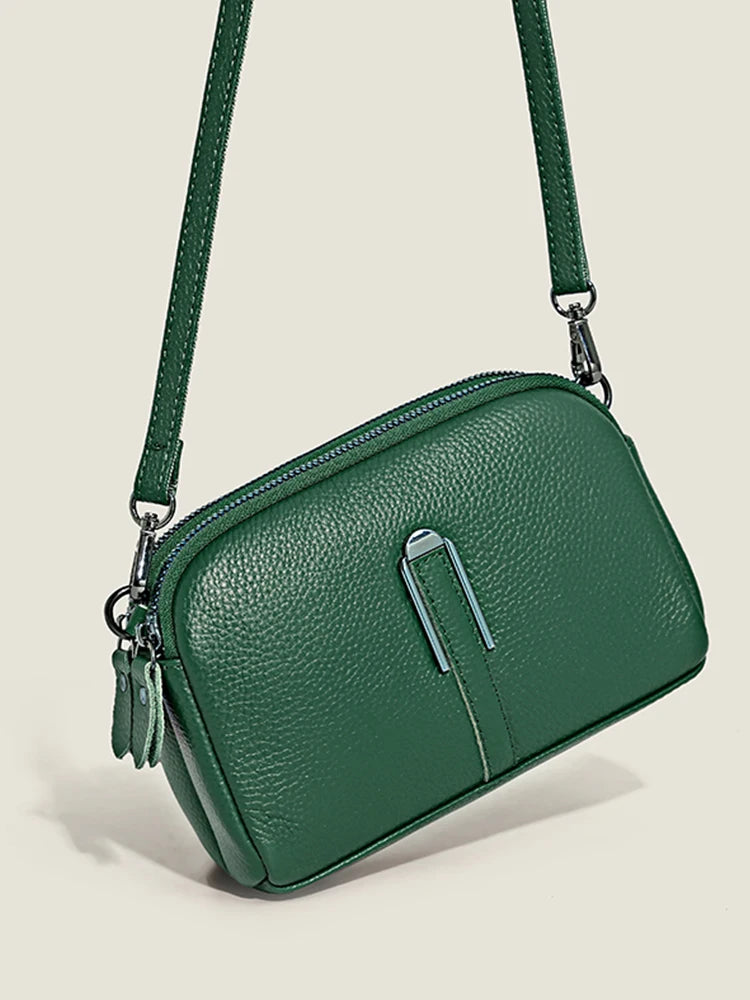Genuine Leather Bag Crossbody Handbag For Women Fall 2026 Luxury Clutch Phone Bag Gift Idea